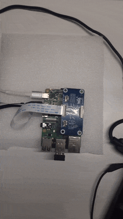 Rpi Screen Monitor clock + typing demo