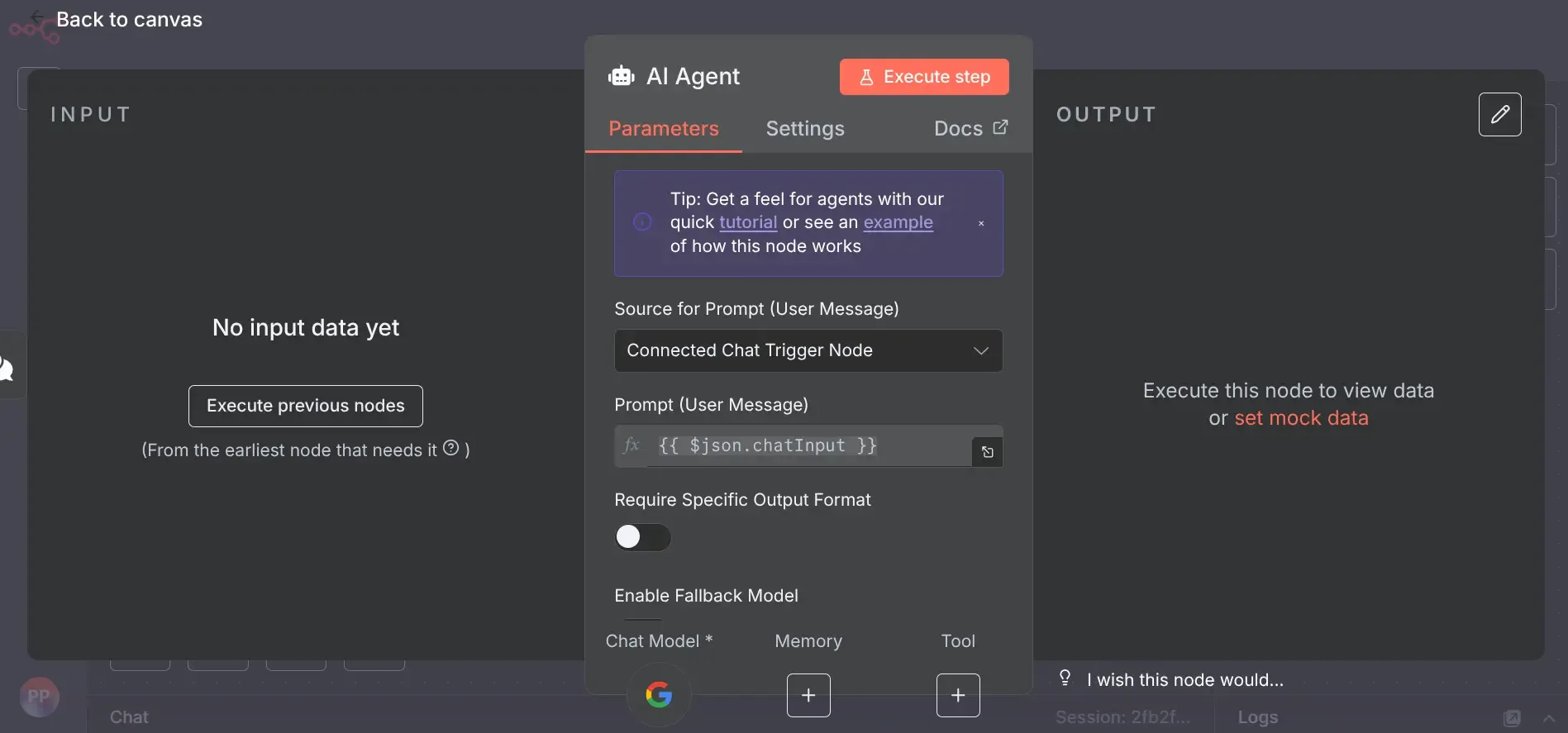 Add Prompt to AI Agent