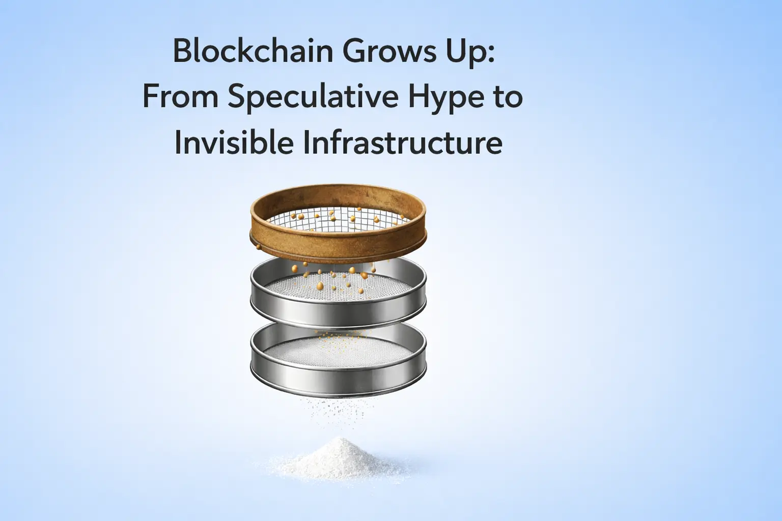 Blockchain's Journey from Utopian Hype to Pragmatic Infrastructure