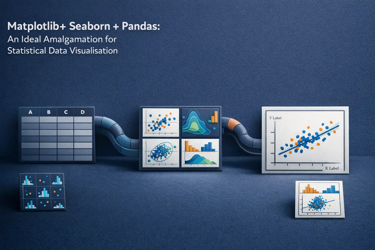 Matplotlib+ Seaborn + Pandas: An Ideal Amalgamation for Statistical Data Visualisation